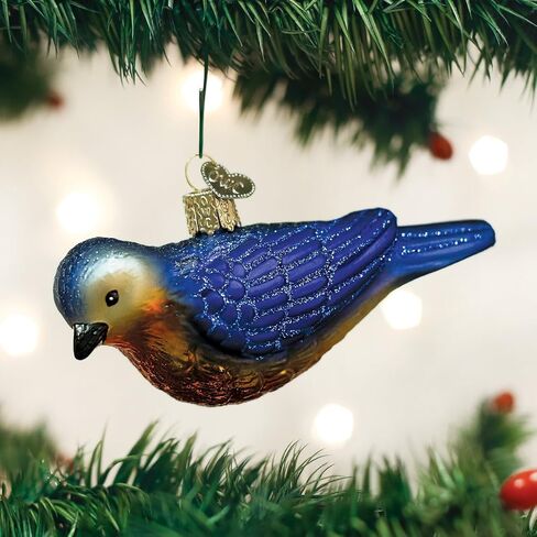 الحلي عيد الميلاد في العالم القديم: مجموعة مراقب الطيور الحلي الزجاجية المنفوخة لشجرة عيد الميلاد، الدراج in Kuwait