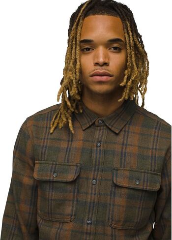 prAna Men's Westbrook Flannel Shirt in Kuwait