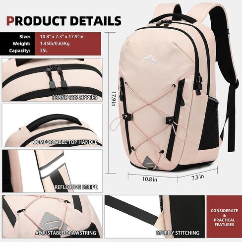 AO ALI VICTORY Women's Laptop Backpack 15.6 inch,Travel Backpack for Men,College Bookbag, Lightweight Outdoor Sport Hiking Back Pack, Everyday Daypack, Blue in Kuwait