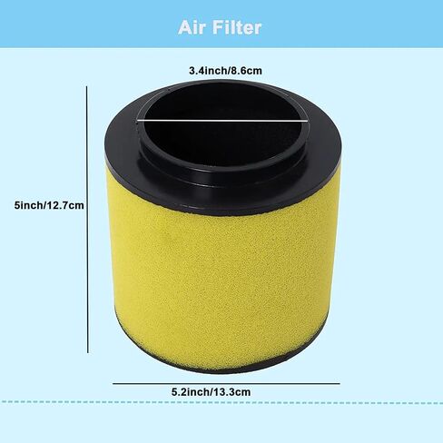 400EX Air Filter for Compatible with Foreman Dual Stage 500 4x4 17254-HN1-000 (TRX500FM, TRX500FE, TRX500FPE & TRX500FPM)ATV in Kuwait