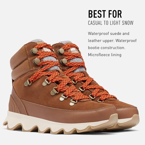 Womens Sorel Kinetic Conquest Winter Waterproof Durable Chunky Sole Ankle Boots in Kuwait