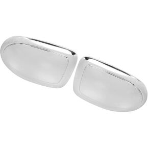 Motoforti Rear View Mirror Cover, Mirror Cover Cap,for GMC Sierra 1500 1999-2006, Plastic, Chrome Painted, 2pcs
