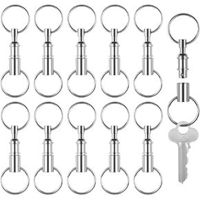 5/10 PCS Quick Release Keychain, Detachable Key Ring Quick Release, Detachable Keychain, for Key Bag Tool DIY Crafts
