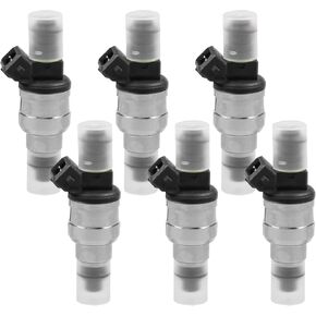 6Pcs Fuel Injectors 0280150965 Compatible for Dodge Dakota Durango Ram 1500 2500 3500 1996-1999 / Compatible for Ford F250 F350 Mustang