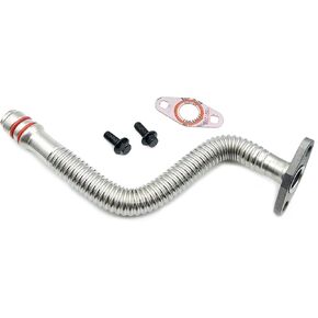 5135786AB 3970875 Turbo Charger Oil Return Drain Line Tube Pipe Hose for Cummins ISBE 5.9L 6.7L 2004-2007, Dodge Ram 2007-2018