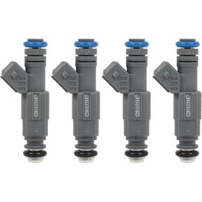 حاقن الوقود متوافق مع Ford Escape 2001-2004 & Focus 2000-2004، Contour 1999-2000، for Mercury Cougar 1999-2002، Mystique 1999-2000 2.0L، مجموعة من 4، استبدال # 0280155887