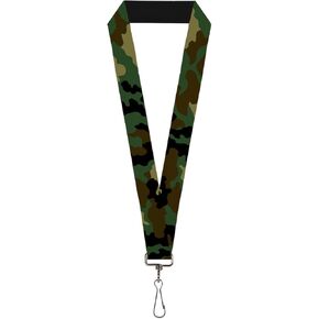 Buckle-Down Lanyard-1.0"-Camo Olive