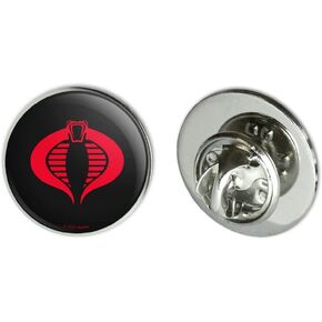 G.I. Joe Cobra Logo Metal 0.75" Lapel Hat Pin Tie Tack Pinback