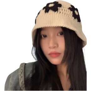 Floral Beanie Hats for Women Stylish Cute Cap with Inspired Design