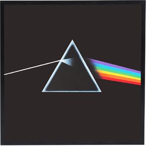 2 Pack Album Frames For Vinyl Records: Record Frames For The Wall, Vinyl Frame For 12" LP Record, Vinyl Record Display Double Frame, Wooden Double Groove Record Album Frame, Lp Black Picture Frames