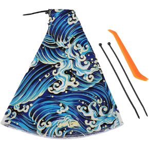 1 Set Gear Shift Stick Gaiter Decoration 10.43"x2.36"x10.83" Gear Stick Knob Cover Boot Shift Cover with Tool Zipper Blue Polyester