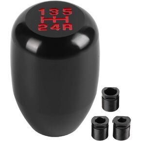 TOPINCN Gear Shift,Shift Knob,Shifter Knobs,Shifter Knob,Universal Shift Knob Head, 5 Speed Metal Manual Gear Shift Car Shifter Car Gear Shift Knob Head Shifter Lever Vehicle Parts