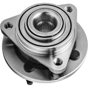 513205 Front Wheel Bearing and Hub Assembly (4-Stud Hub;for Non-ABS Models) Compatible with 2005-2010 Chevy Cobalt /07-10 Po-ntiac G5, 05-06 Pursuit /03-07 Sa-Turn Ion [W/O ABS]