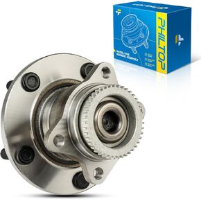 PHILTOP 512274 Rear Wheel Bearing Fit for Mitsubishi Galant 2004-2012, Mitsubishi Eclipse 2005-2012, 5 Lugs Wheel Hub Assembly W/ABS