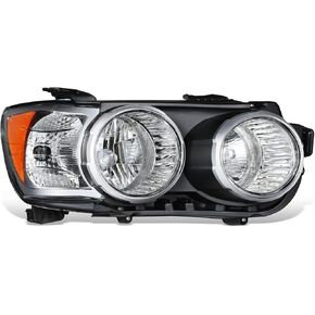 DNA MOTORING Right OE Style Headlight Compatible with 12-16 Chevy Sonic with Chrome Bezel,OEM-HL-0183-R