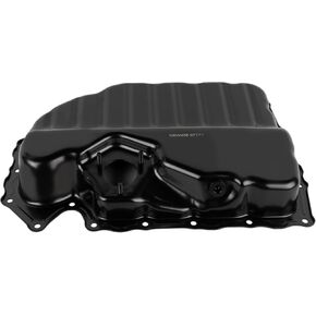 264-713 Lower Engine Oil Pan Sump w/Drain Plug Compatible with Audi A3 Q3 TT Quattro VW Tiguan Jetta GTI Eos Passat CC 2006-2018 06J103600T 06J103600J 06J103600E