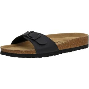 CUSHIONAIRE Women's Luca Cork footbed Sandal with +Comfort
