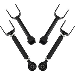 TRQ Rear Control Arm Set Compatible with 2011-2014 Chrysler 200 Dodge Avenger 2011-2019 Journey