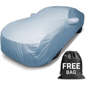 iCarCover Fits: [Ford Mustang Convertible] 2005-2025 Premium Full Car Cover Waterproof All Weather Resistant Custom Outdoor Indoor Sun Snow Storm Protection Form-Fit Padded Cover with Straps