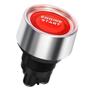 3 Gang Toggle Switch Panel with 12V LED Light Rocker Switch and Waterproof Cover 20A 3Pin SPST Switch Panel for Racing Car Trucks and Marine (Red)