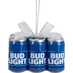 Budweiser® Bud Light 6-Pack Cans Ornament