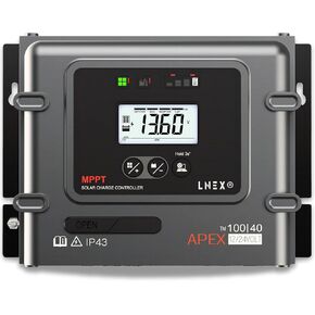 MPPT Solar Charge Controller 30A, 12V 24V Solar Panel Regulator with Temp Sensor for LiFePO4,AGM, Gel, Flooded and Lithium Battery