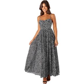 Petal & Pup Women's Achanti Pleated Maxi Dress