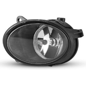 AUTOWIKI OEM Fog Lights Replacement for 2005-2008 Audi A6 Pair of Bumper Driving Fog Light Clear Lens with H7 12V55W Bulbs