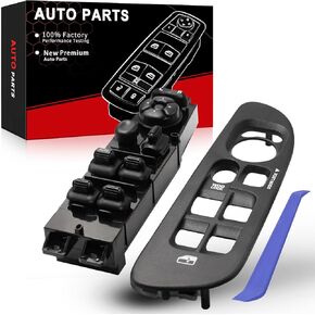 Power Window Switch Fits for:-Dodge for:-Ram 1500 2500 3500, 2002 2003 2004 2005 2006 2007 2008 2009, OE# 56049805AB 68171680AB 56049805AA 68171680AA 5GU34DX9AC 901-448 901448 (Upgraded-New)