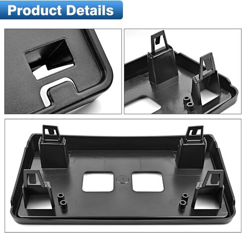 License Plate Bracket Compatible with 2021-2023 Ford F150 3.3L V6 5.0L V8 Accessories, Front Bumper License Plate Holder Frame Replace for ML3Z-17A385-AB in Kuwait