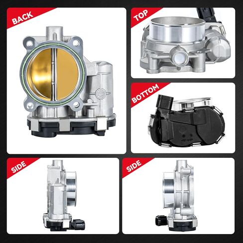 مجموعة جسم الخانق الإلكترونية الجديدة مع مستشعر موضع TPS متوافق مع لوسيرن تيرازا إمبالا ماليبو مونتي كارلو أبلاندر G6 مونتانا SV6 ريلاي أورا فيو 3.5 لتر 3.9 لتر إكوينوكس تورنت 3.4 لتر V6 in Kuwait