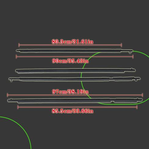 Outside Window Weatherstrip Moulding Trim Seal Belt Replacement for 2006-2008 RAV4 in Saudi Arabia