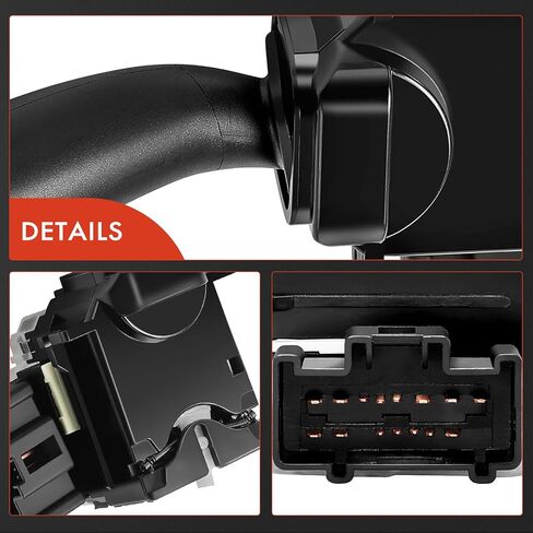 A-Premium Turn Signal Switch, Headlight Dimmer Fog Light Multifunction Switch Lever Compatible with Toyota 4Runner 2000-2009, No Auto Headlight in Saudi Arabia
