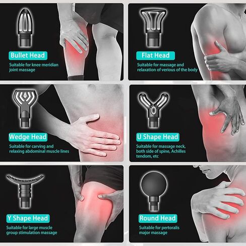 Percussion Massage Gun, Birthday Gifts for Women Mom & Dad, Valentine's Day Gifts for Her, Handheld Electric Muscle Massager with 20 Speeds & LED Screen, Silver in Saudi Arabia
