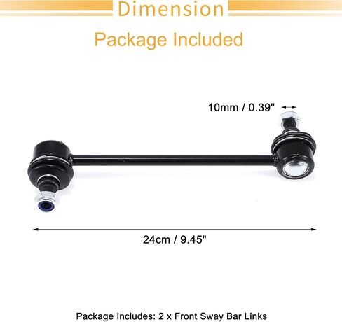X AUTOHAUX 1 Set Rear Sway Bar Links Stabilizer Link Kit with Bushing for Toyota Camry Solar Avalon Suspension Kit No.K90313/4881806090/4883006020 in Saudi Arabia