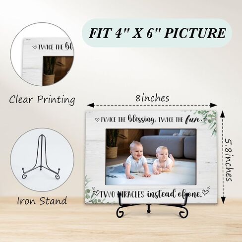 Baby Announcement Photo Frame Gifts, My First Grandchild Wooden Picture Frame With Stand, Family Frame, First Time Grandparents Gifts, Baby Sonogram Baby Shower Gifts For New Grandma New Grandpa -07 in Kuwait