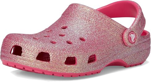 Crocs Unisex-Child Classic Glitter Clogs (Toddler) in Saudi Arabia