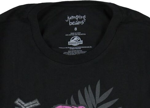 Jurassic Park Boy's Dino Skull Fossils Graphic Print Kids Short Sleeve T-Shirt in Saudi Arabia