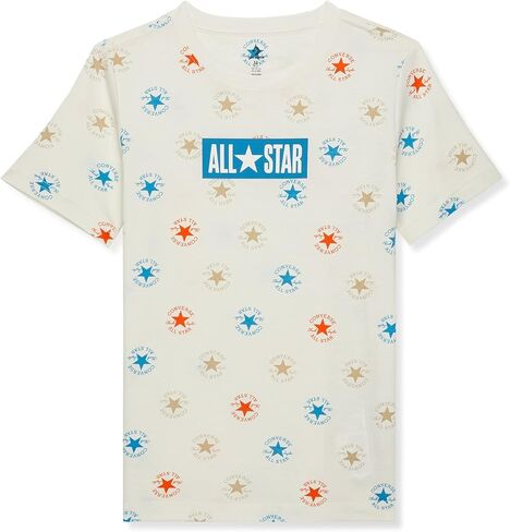 Converse All Star All Over Print Short Sleeve Tee (Big Kids) in Saudi Arabia