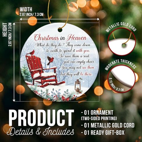 Family of Three Christmas Ornament 2024 - Baby Boy, Girl Newborn First Christmas, New Mom and Dad Gifts 1st Christmas, First Time Parents, Mommy, Dad for Couples - Christmas Tree Decoration in Kuwait