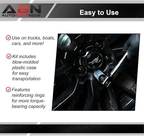 مقابس حماية عجلة الجدار الرفيعة من ABN، 3 قطع - 17 ملم، 19 ملم، 21 ملم، مقابس صدمات صامولة العروة، مجموعة عجلات السيارة غير المتعرجة in Kuwait