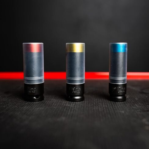 مقابس حماية عجلة الجدار الرفيعة من ABN، 3 قطع - 17 ملم، 19 ملم، 21 ملم، مقابس صدمات صامولة العروة، مجموعة عجلات السيارة غير المتعرجة in Kuwait