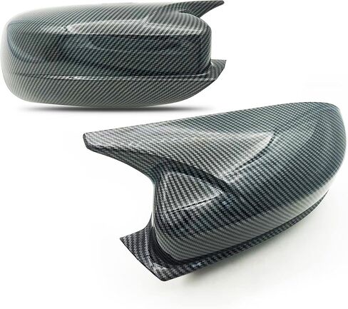 Door Side Mirror Covers Caps Fit for Dodge Charger 2011-2020 Fit for Chrysler 200 300 2011-2018 Left and Right Rearview Mirror Caps Cover (Carbon Fiber Style) in Kuwait