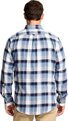 IZOD Men's Stratton Flannel Long Sleeve Button Down Shirt in Saudi Arabia