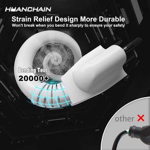 HuanChain 2 حزمة من سلك تمديد خارجي أسود بطول 3 أقدام مقاس 18/3 مقاوم للماء، مقاوم للطقس البارد -58 درجة فهرنهايت، مثبطات اللهب، سلك كهربائي مرن 3 شقوق لمكتب الحديقة، 10 أمبير 1250 وات 18AWG SJTW، مدرج في قائمة ETL in Saudi Arabia