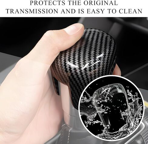Car Shift Knob Cover, Shifter Cap for CRV HRV 2023 2024 2025 Civic 2023 2024 2025 Most Accord Models, ABS Decorative Protection Cap for Automotive Shifter, Car Accessories (Black) in Saudi Arabia