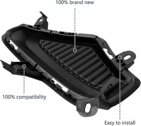 BXZ Front Bumper Fog Light Lamp Cover Passenger Right Side For 2019-2024 Toyota Rav4 Rav-4 in Saudi Arabia