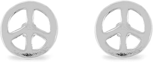 مجوهرات بوما أقراط من الفضة الإسترليني تحمل علامة السلام in Kuwait