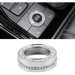 PIFOOG Car Accessories for Ford Explorer 2020-2023 Bling Drive Mode Knob Cover Decal Center Console Switch Button Sticker Interior Decoration Trims Girly Men Crytsal 1PC
