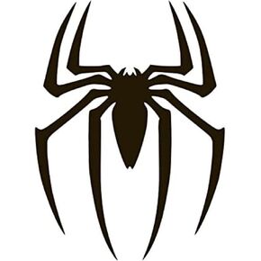 AK- Black Spider Logo Vinyl Stickers for Laptop | Tablet | Car | Truck | Any Smooth Surface: Size 5 inches